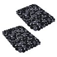 thumbnail image 5 of Tongina 2 Pieces Pebble Sink Mat PVC Sink Mat Sink Saddle Protector, Dish Drying Mat Sink Protector Mat for Dishes, Restroom Bathroom, 5 of 8