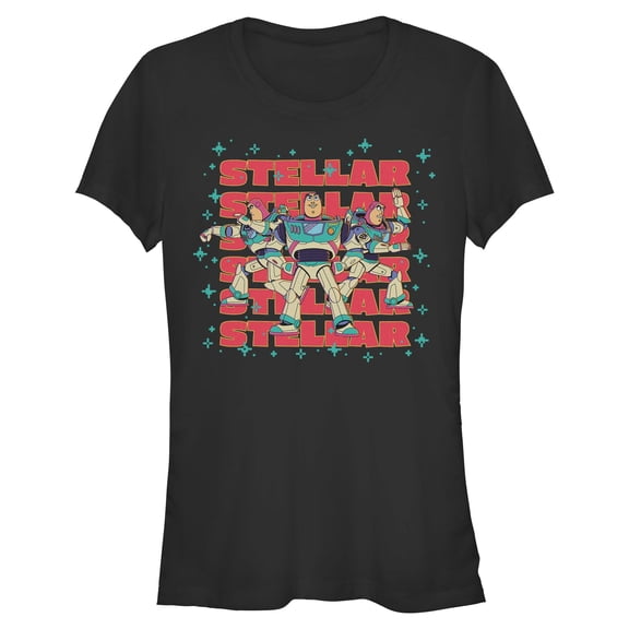 Juniors Toy Story 5 Stellar Stars Buzz T Shirt
