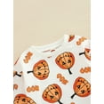 thumbnail image 4 of Newborn Baby Girl Boy Clothes Pumpkin Romper Sweatshirt Onesie Long Sleeve Bubble Jumpsuit Halloween Outfit, 4 of 6