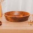 thumbnail image 4 of Straight Side Teak Wood Bowl - Jumbo 2-Pack, 4 of 5