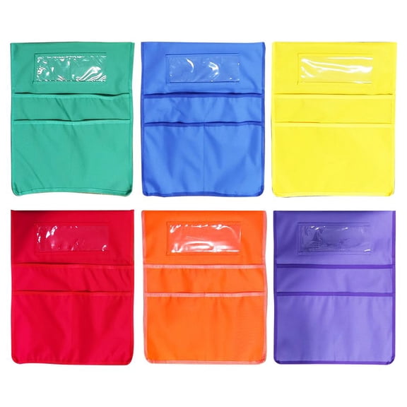 ZHXXCUM Pocket Chart with Name Tags Chair Pockets For Classroom 2023