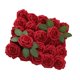 thumbnail image 5 of Conjunto de caja de flores artificiales, centros de mesa DIY de rosas falsas, flores de imitación con hojas para decoración del hogar del Día de, 5 of 8