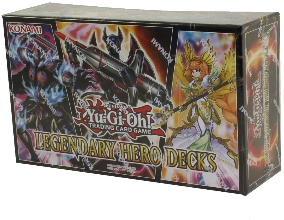 yugioh legendary hero decks box Yu-Gi-Oh! Legendary Hero Decks Trading Cards - 150 Cards with 5 Ultra Rare