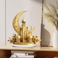 thumbnail image 5 of 2d Acrylic Decorations for Ramadan, Gold Acrylic Tabletop Decorations, Suitable for Ramadan Decorations, Muslim Home And Bedroom Decorations., 5 of 5