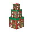 thumbnail image 3 of AuroraX Stackable Gift Boxes Surprise 3 Pack(S+M+L) Decorative Up Christmas Gift Box Set Family Teenage Friend for, 3 of 3