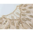 thumbnail image 4 of Wweixi Châle pour Femmes avec Paillettes Châles Rétro Foulard pour Mariage Fête Maille Ample Cape Châle Robe Enveloppée C, 4 of 6