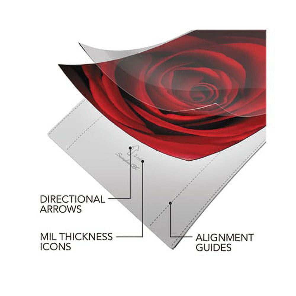 EZUse Thermal Laminating Pouches 5 mil, 9" x 11.5", Gloss Clear, 200/Pack