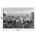 thumbnail image 3 of Friends - Framed TV Show Poster (The Friends Sitting On Girder / Sitting Above Manhattan) (Size: 36" X 24") (Shiny White Aluminum Frame), 3 of 6