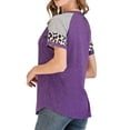 thumbnail image 5 of YouLoveIt Womens Summer Loose Fit Workout T Shirt Womens Tops Crewneck Shirts Short Sleeve T-Shirt Casual Loose Fit Tee T-Shirt for Women Ladies, 5 of 6