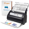 thumbnail image 1 of Escáner de documentos de escritorio Plustek PS186 con alimentador automático de documentos (ADF) de 50 páginas. Compatible con Windows 7/8/10/11 (solo Intel/AMD)., 1 of 5