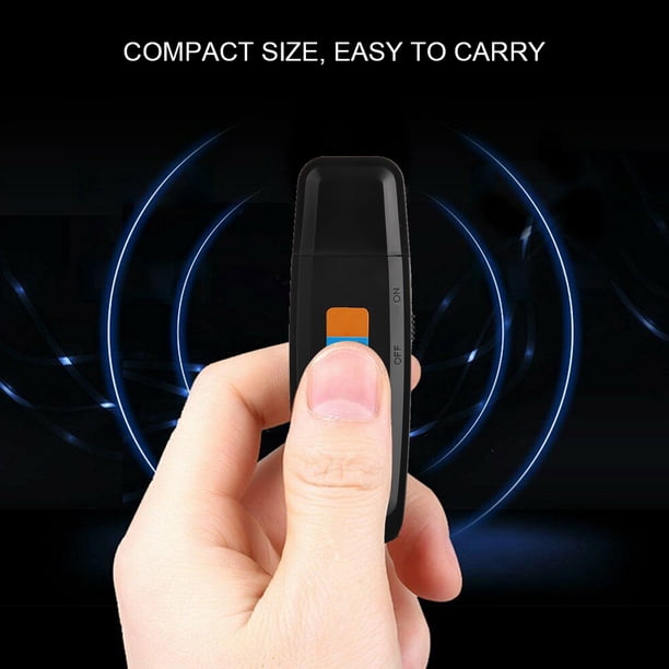 Pluma Grabadora De Audio, Distancia De Grabación De 25 M Grabación Con Un Diseño De Indicador Fácil De Transportar Grabadora De Voz Para Reuniones