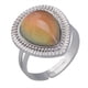 thumbnail image 3 of Anillo de humor ajustable de Cambio de color Perfecl con Diseño de Cruz hueca, 3 of 8