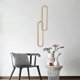 thumbnail image 5 of Bedroom Bedside Chandelier Light Luxury Modern Minimalist Master Bedroom Living Room Double-headed Pendant Line Light, 5 of 5