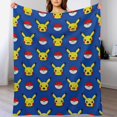 Pokemon Blanket 280g UltraSoft Flannel Anime Merchandise Plush Throw