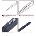 thumbnail image 4 of Uxcell 5pcs Detail Paint Brushes 3mm Nylon Miniature Painting Brush for Watercolor Acrylic Painting(00000#), Black, 4 of 6