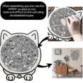 thumbnail image 2 of 135-piece Cat Shaped Wooden Jigsaw Puzzle, Cat Outline Design Puzzles For Home Decor Cat Lovers Gift, 2 of 5