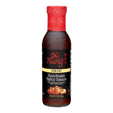 Szechuan Spicy Stir-Fry Sauce, 11.5 Ounce House of