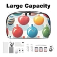 thumbnail image 3 of Bowling Travel Organizer Hard Drive Case Small Travel Case USB Cable Organizer - Oxford Cloth Waterproof Storage Box for Electronic Digital Products - 5.9x9.44x3.14 in, 3 of 6