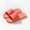 Orange, variant on WIZUTIZ Shower Sandals Women Comfortable Trendy Womens Slides Summer Shower Shoes Shower Shoes Beach Slides Indoor Flat Heel Yoga Mat with Arch Support Slippers for Older Women Gifts for Mom
