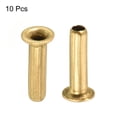 thumbnail image 3 of Uxcell 2.5mm ID 4.5mm OD Tube Brass Compression Fittings, 10 Pack Insert Sleeve, 3 of 4