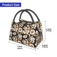 thumbnail image 2 of Balery Retro Hydrangeas Bolsa de Aislamiento Portátil – Bolsa de Almuerzo con Forro de Aluminio Mejorado, Funda Impermeable y Fácil de Limpiar para Picnic y Caja de Almuerzo, 2 of 6