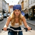 thumbnail image 3 of Headscarf Cap SetMotorcycle Head Wrap Liner Elastic Fit, 3 of 3