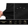 thumbnail image 3 of Mapamyumco Womens Hiking Shorts, Quick Dry Cargo Shorts Women for Golf Travel, Stretch Lightweight Black XS, 3 of 6