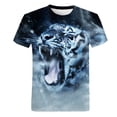 thumbnail image 2 of Camiseta de tigre para niños, camisetas geniales de animales para niños y niñas, camisetas de dibujos animados para niños y bebés, ropa 8T Gao Jinjia LED, 2 of 2