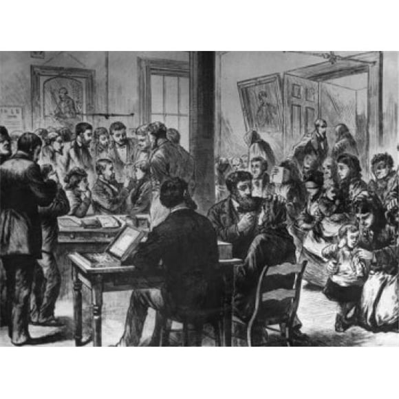 Posterazzi SAL995267 New York Eye & Ear Infirmary 1875 Poster Print - 18 x 24 in.