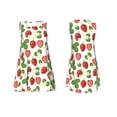thumbnail image 7 of Naloa Strawberry Print Women's Summer Spring Casual Beach Sundress,Vacation Sleeveless Tank Crewneck Loose Dresses, 7 of 7