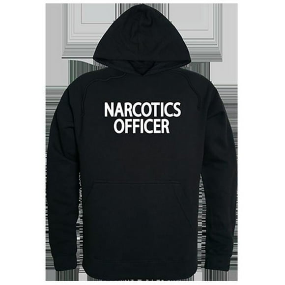 Rapid Dominance RS4-NAR-BLK-01 Narcotics Graphic Pullover Sweatshirt, Black - Small