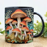 LHWEN 3D Creative Space Design Ceramic Mug Multi-Purpose Funny Novelty Tea Cup Dishwasher and Microwave Perfect Gift for Holidays