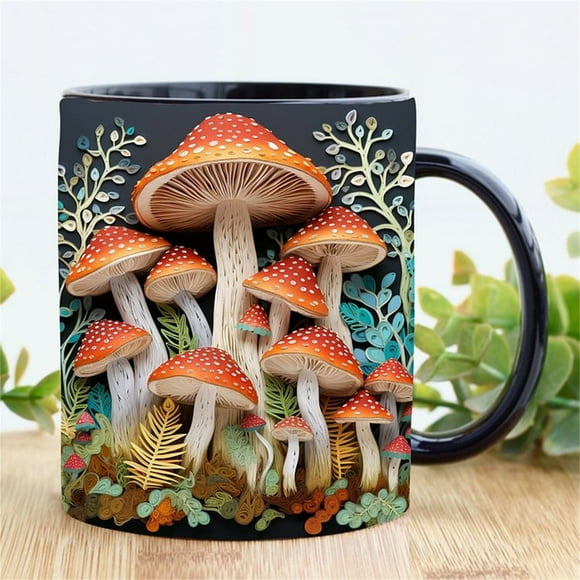 Wozhilaka Travel Mug 3D Mug Creative Space Design Multi Purpose Mugs 3D Mug Funny Novelty Ceramic Tea Cup Dishwasher Coffee Mug Set Gifts for Women Men for Office Table Decor