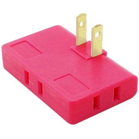 Power Adapter, One to Three Plug Extender with 3 Outlets for US to ...