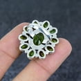 thumbnail image 4 of Natural Peridot Gemstone Handmade 925 Sterling Silver Jewelry Ring Size 8, 4 of 4