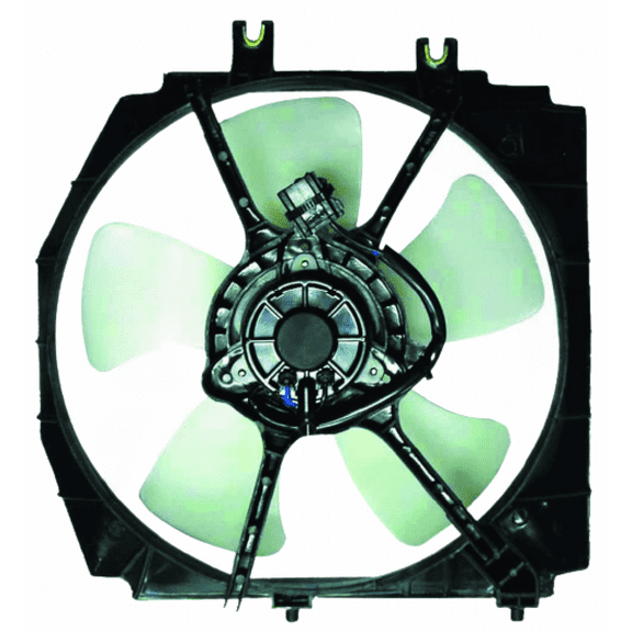 For Mazda 323 / Protege A/C Radiator Fan Assembly 1995-1996 Driver Side 1.8L Manual Transmission For MA3115102 | B6DN-15-150 | E358-15-140 | S:B6BF-15-210A