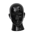 thumbnail image 1 of Cabeza de maniquí, soporte para pelucas, soporte para pelucas, estante multiusos para gorras, exhibición de postizos negro, 1 of 9