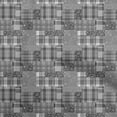thumbnail image 1 of oneOone Georgette Viscose Gray Fabric Floral & Craft Projects Decor Fabric Printed By The Yard 42 Inch Wide, 1 of 5