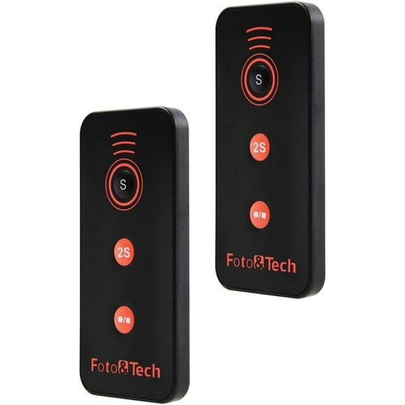2PC IR Wireless Remote Control Compatible with Sony A7R IV III II,A7 III II,A9,A7 A7R A7S A6600 A6500 A6400