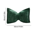 thumbnail image 3 of Bow Pillow, Comfortable Bow-Knot Throw Pillow / Seat Back Cushion, Boho Decorative Throw Pillows Chenille Textured Lumbar Pillows Large Bow Shaped Cushion for Bed Sofa Couch Living Room Bedroom Decor, 3 of 6