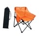 thumbnail image 2 of Silla de campamento silla plegable muebles de exterior transpirables estables con bolsa de almacenamiento para adultos para viajes mochilero de jardín Naranja, 2 of 8