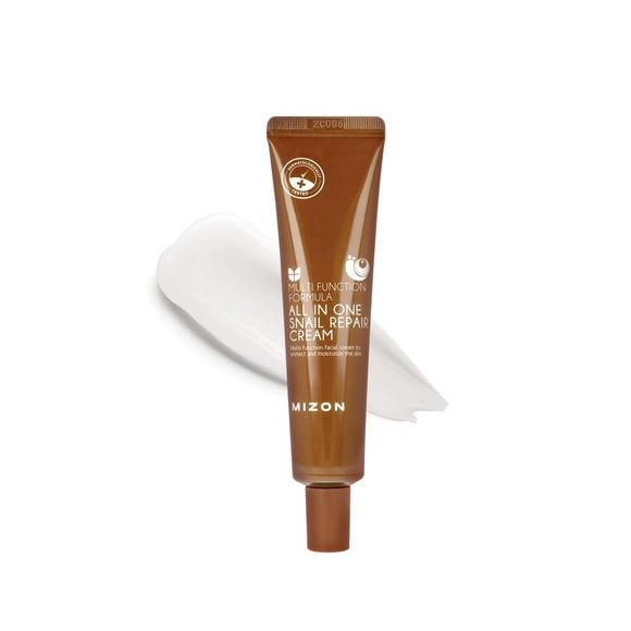 Crema reparadora de caracoles todo en uno MIZON Hidratante para la piel, 35 ml