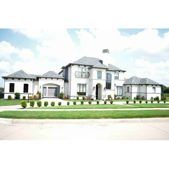 015-9307: Contemporary Modern 4 Bed, 3 Bath Luxury Home Plan, 3937 Sq Ft: Full Blueprints with License to Build by Home Plan Marketplace - Lesuto
