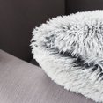 thumbnail image 3 of 2 paquetes de fundas de cojín decorativas para el hogar de lujo de piel sintética súper suave para sofá o cama gris ombré, 3 of 5