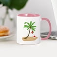 thumbnail image 3 of CafePress - Beach Christmas Mugs - 11 oz Ceramic Mug - Novelty Coffee Tea Cup, 3 of 4