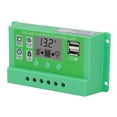 thumbnail image 4 of Controlador solar fotovoltaico, controlador de carga solar PWM ecológico Controlador de carga solar LCD El mejor de su clase, 4 of 12