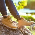 thumbnail image 6 of Steel Toe Work Boots for Men Waterproof Leather Safety Shoes Anti-pierce Construction Work Shoes Nonslip Outdoor Hiking Boots, 6 of 7