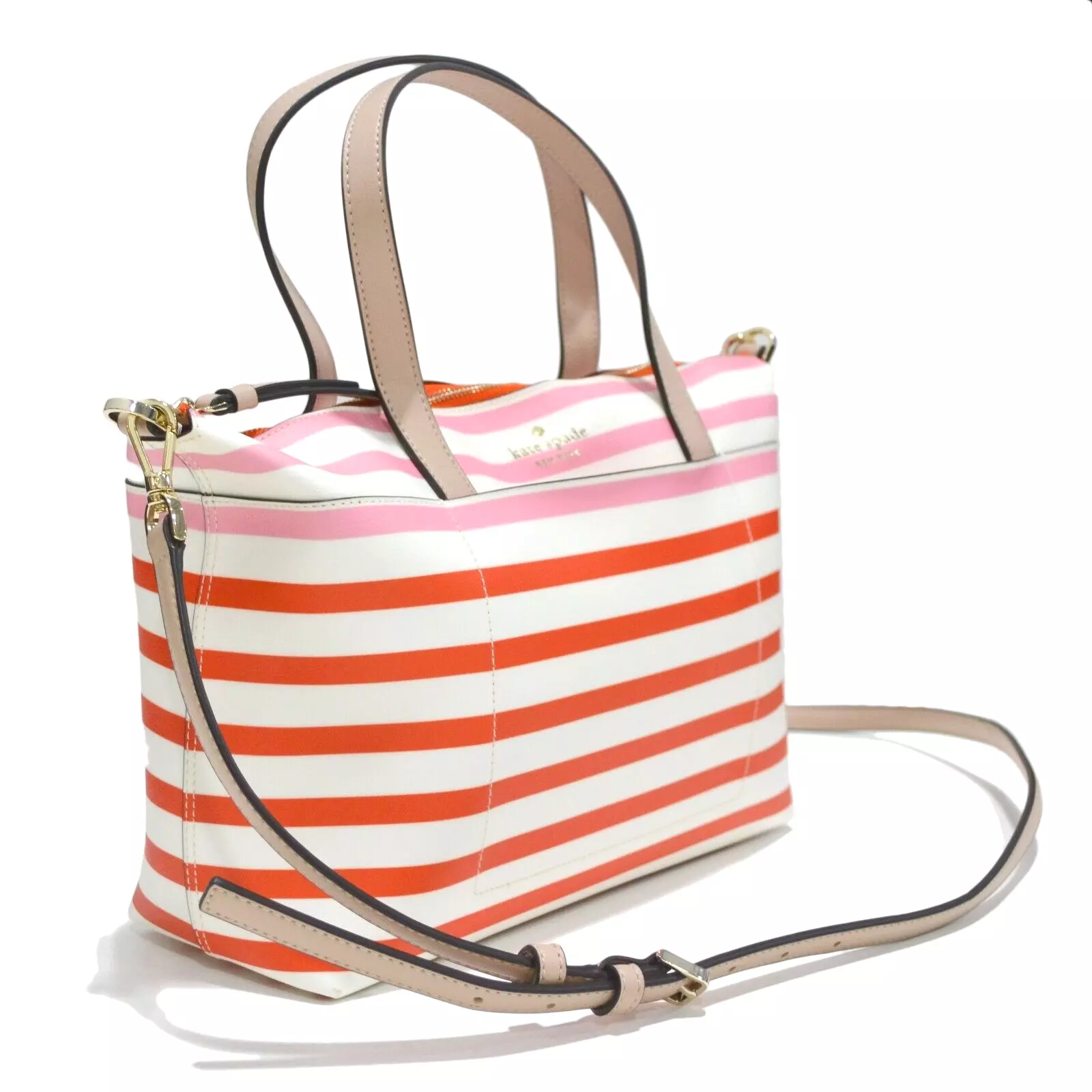 Kate Spade New York Purse Patrice Satchel (Tropical Stripe)