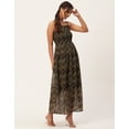 thumbnail image 3 of Moomaya Printed Smocked Dress, Sleeveless Adjustable Strap Maxi Dress, 3 of 9
