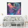 thumbnail image 2 of Yayeee Tapestry Wall Hanging for Bedroom 80" x 60" Living Room Home Wall Art Decor, Space Astronaut, 2 of 7